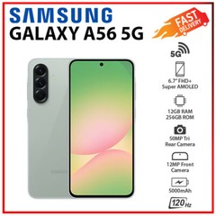Samsung Galaxy A56 5G 12GB+256GB OLIVE Dual SIM Unlocked Android Cell Phone