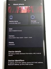 Motorola Edge 2025 256GB Black Fully Functional Nice Unknown Carrier Lock READ