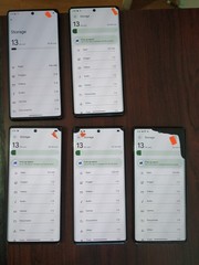 Lot of 5 Google Pixel 6 Pro 128GB For parts