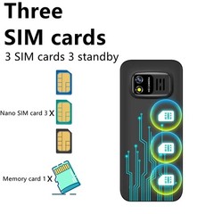 SERVO BM5310 Mini Phone | 3 SIM, Auto Call Recorder, Bluetooth, 1.3 Display