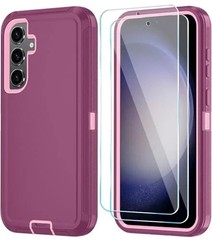 Heavy Duty Shockproof Phone Case for Samsung Galaxy S23 FE with HD Screen Protec