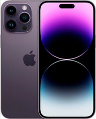 Apple iPhone 14 Pro – 128 GB – Deep Purple (Fully Unlocked) – Acceptable
