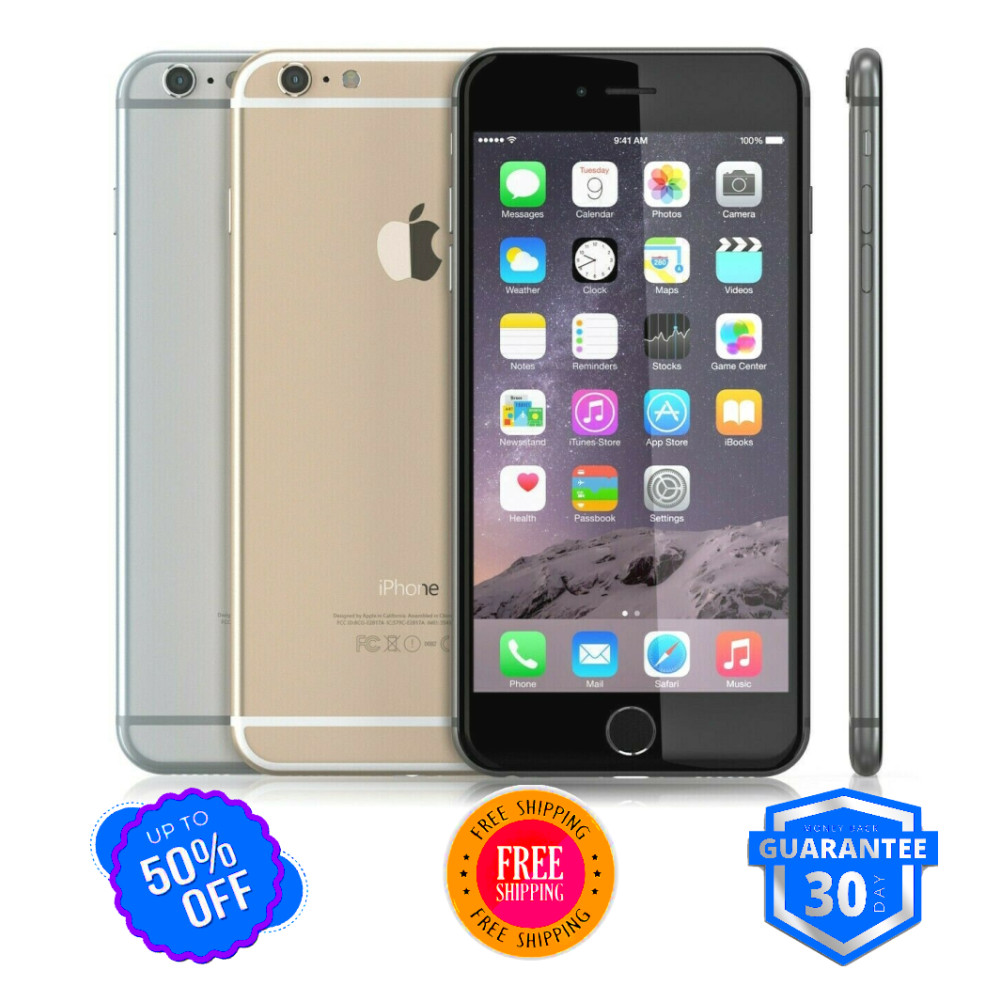 Apple iPhone 6 Plus Unlocked Screen 5.5&Prime; 16GB 64GB Verizon Smartphone GSM LTE
