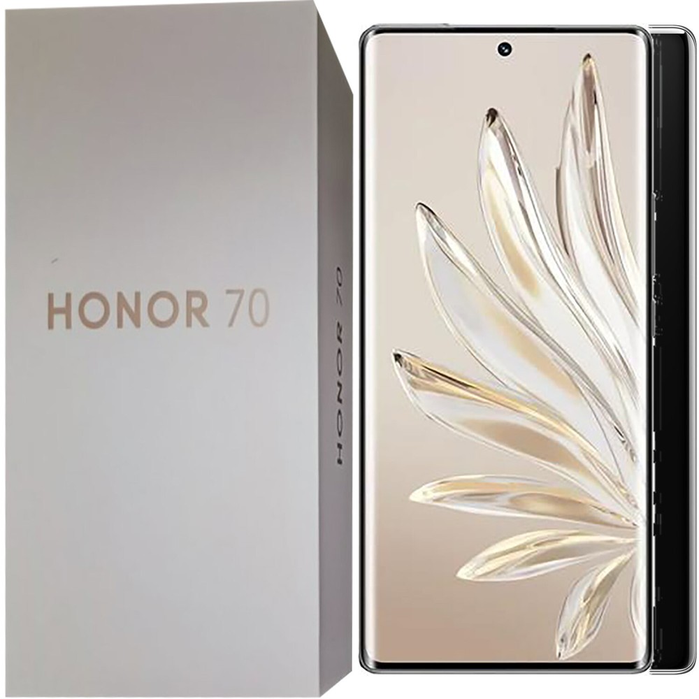 Honor 70 5G Midnight Black 256GB + 8GB Dual-SIM Factory Unlocked GSM NEW