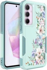 Samsung Galaxy A35/A55 5G Case: Cute Flowers Floral Design Slim Soft TPU Bumper