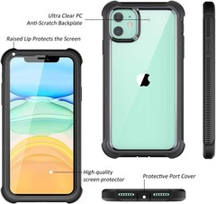 iPhone 11 6.1 inch Case two-layer durable bumper with built-in screen protection