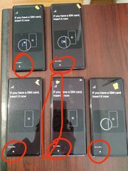 Lot of 5 Google Pixel 6 Pro 128GB For parts