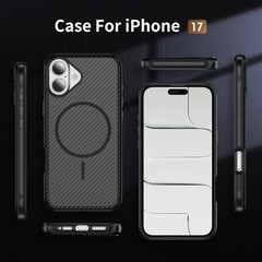 iPhone 17 Case 6.3&Prime; Shockproof Protective Phone Cover Compatible with Mag Safe