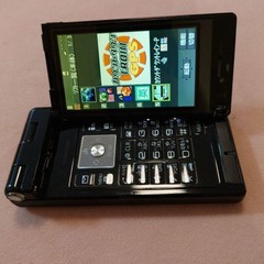 docomo P905i black FOMA Japanese Flip Phone Keitai Cell phone From Japan