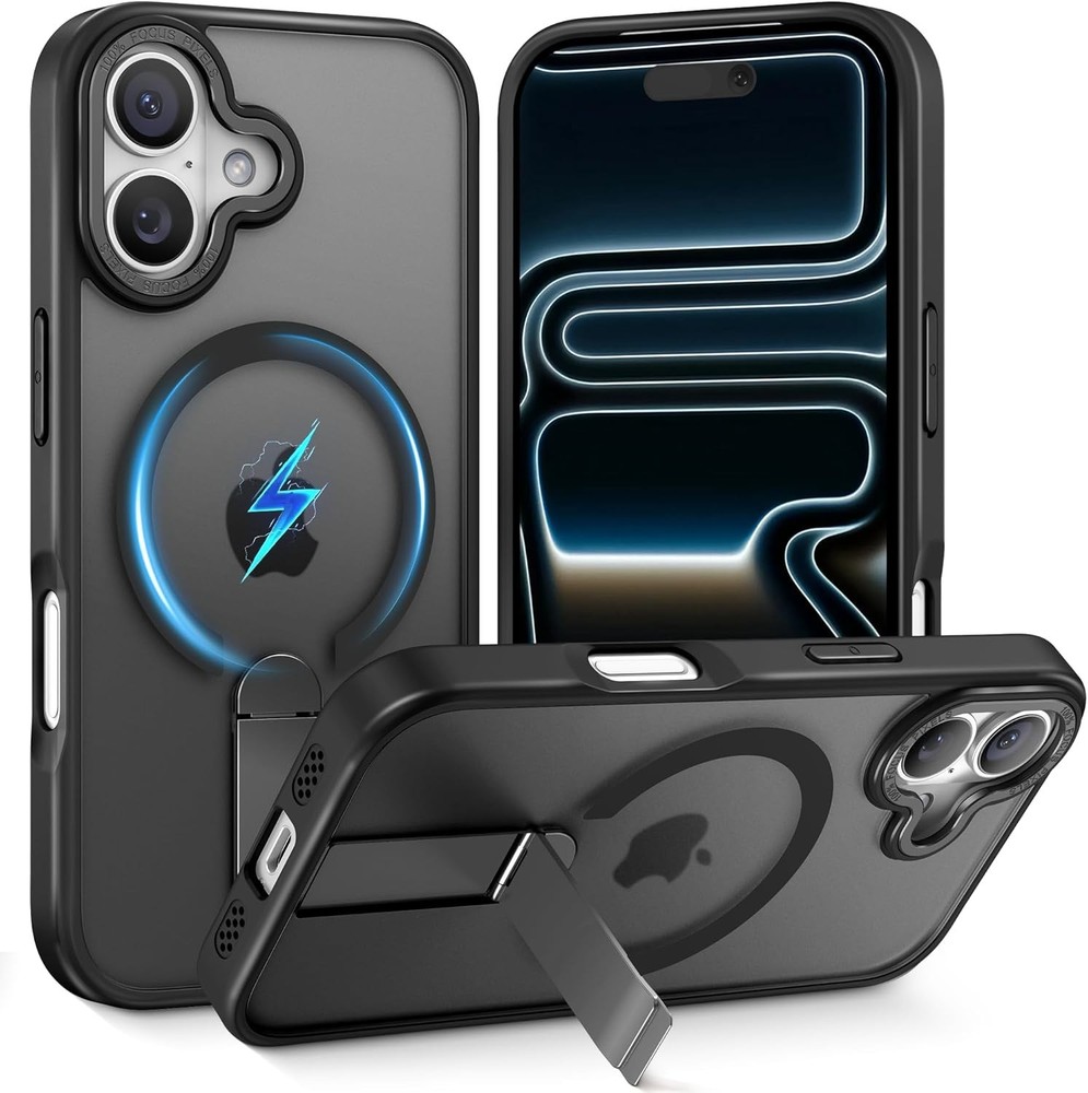 iPhone 17 Case 6.3&Prime; Shockproof Protective Phone Cover Compatible with Mag Safe