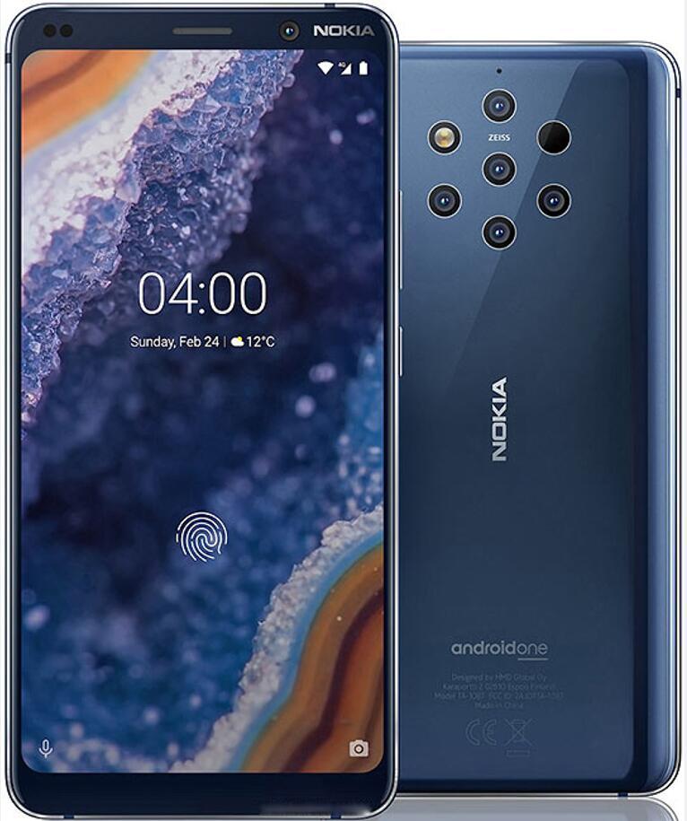 Nokia 9 PureView 6GB/128GB ROM Single/Dual SIM Original 12MP 5.99&Prime; Mobile Phone