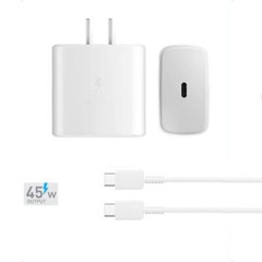 45w Type USB-C Super Fast Wall Charger +6FT Cable Fit Samsung Galaxy S21 S22 DT