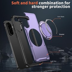 Phone Case & Tempered Glass Screen Protector for Samsung Galaxy A05s/A05 Slim Ru
