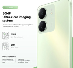 Xiaomi Redmi 13C 4G LTE Clover Green – 4GB RAM – 256GB ROM – Unlocked – NEW
