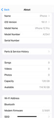 Apple iPhone 12 128GB Pro Blue Factory Unlocked A2408 5G mmWave Dual Nano SIM
