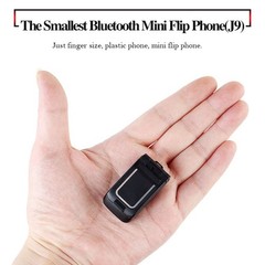 Flip Mobile Phone Pocket Cellphone Portable Micro USB 32MB 64MB Black 0.66 Inch