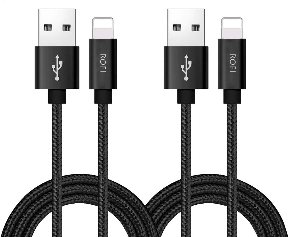 Compatible Phone Cable, [2Pack] 4FT Nylon Braided Fast Charging USB Cord Replace