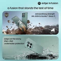 MOTOROLA Edge 70 Fusion (SILHOUETTE, 8+256GB) Snapdragon® 7s Gen 4 SmartPhone.