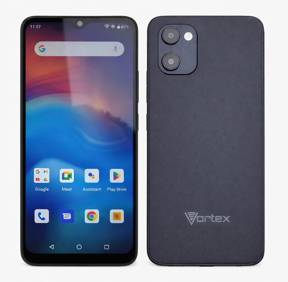 (USED) Vortex Cellular Z22 – 32GB – Black (CARRIER UNKNOWN) Dual SIM Smartphone