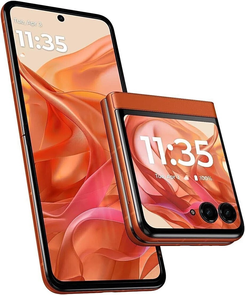 Motorola Razr 50 (2024) XT2453 256GB 8GB Unlocked Orange Excellent Condition