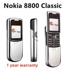 Nokia 8800 Mobile Phone 2G GSM Tri-band Unlocked Classic 3 Colors NEW Sealed