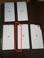 Lot of 5 Google Pixel 6 Pro 128GB For parts