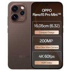 Oppo Reno15Pro mini 5G ( Brown,12GB RAM, 512GB) Dimensity 8450 Global Version.