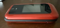 Consumer Cellular Iris Flip SH3320 Phone 32GB, Red, 4G LTE, 5MP Camera, In Box