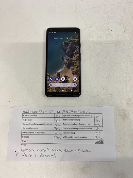 Google Pixel 2 XL 128GB G011C (LTE Unlocked) Parts