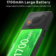 4G Mobile Dual SIM Big Button Cell Phone SOS Keyboard Torch Global UNIWA V2000