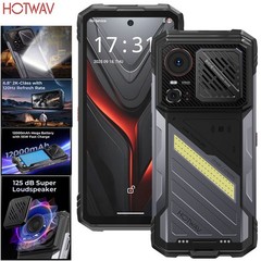 Unlock 5G HOTWAV Hyper 8 Pro Android 15 AI Rugged Smartphone 120Hz Loud Speaker