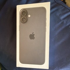 Box of Apple iPhone 16 Plus Black 128GB A3082 MU7TLL/A Retail Box