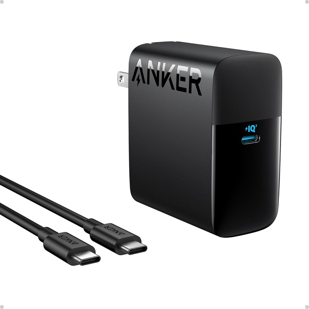 100W USB-C Charger Adapter with 5FT Cable for MacBook Air, iPhone 16/17