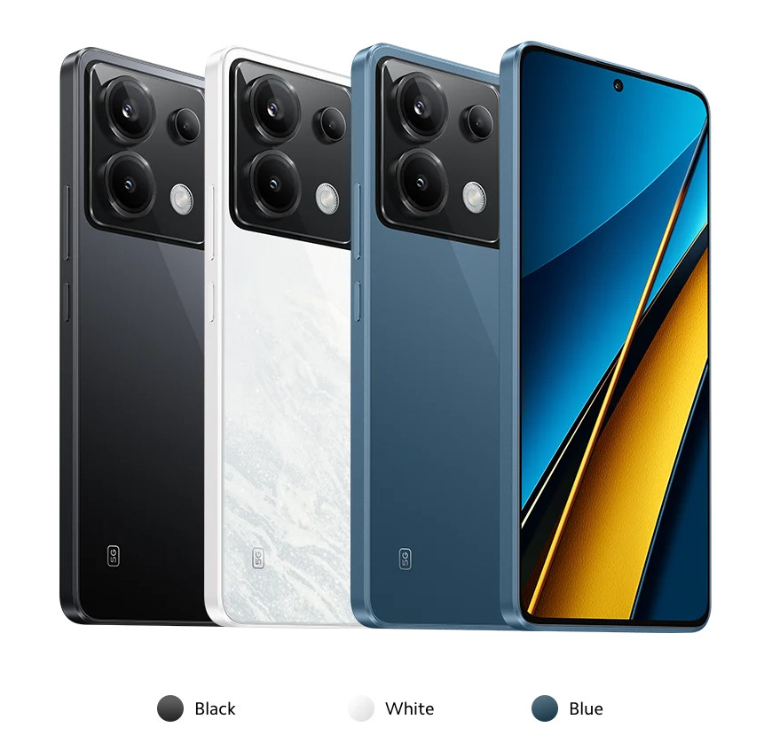 Xiaomi POCO X6 5G Blue – 12GB RAM – 256GB ROM – Unlocked – Global Version – NEW