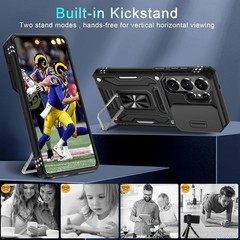 for Samsung Galaxy S26 Ultra Case with Slide Camera Cover & 1x Screen Protector