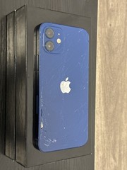 Apple iPhone 12 64GB Blue Unlocked Fully Working (Back Cracked) (78% Battery)