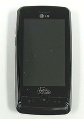 LG Rumor Touch LN510 – Black ( Virgin Mobile ) Cellular Phone – Bundled
