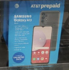 AT&T Samsung Galaxy A13 LTE | 32GB Black Prepaid Smartphone