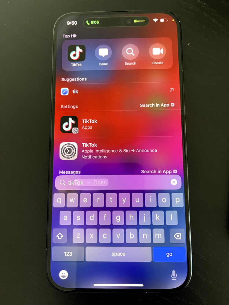 iPhone 15 Pro Max With TikTok
