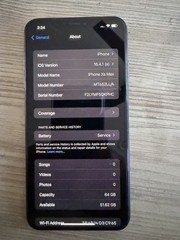 apple iphone xs max 64 Gb unlocked iOS 16.41 Jailbroken