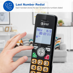 3-Handsets Landline Home Phone with Caller Id/Call Waiting, Cordless Phone DECT