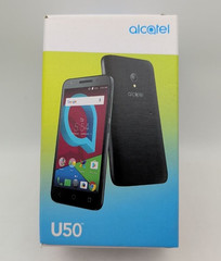 Alcatel U50 5044G 8GB Smartphone Android 5&Prime; Unlocked GSM 4G LTE 5MP Black