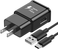 USB-C Fast Charger Adapter for Samsung Galaxy S10/S9/S8 6ft Cable
