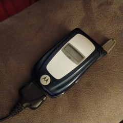 Motorola i series i760 – blue gray & Black ( Nextel ) Cellular Flip Phone
