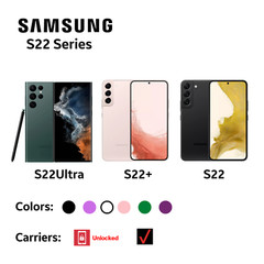 NEW Samsung Galaxy S22 Ultra 5G/S22+/S22 5G Factory Unlocked All Colors & Memory