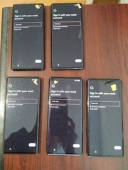 Lot of 5 Google Pixel 6 Pro 128GB For parts