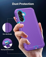 Case for Samsung Galaxy A17 5G, Heavy Duty Rugged Protective Dual-Layer Cover