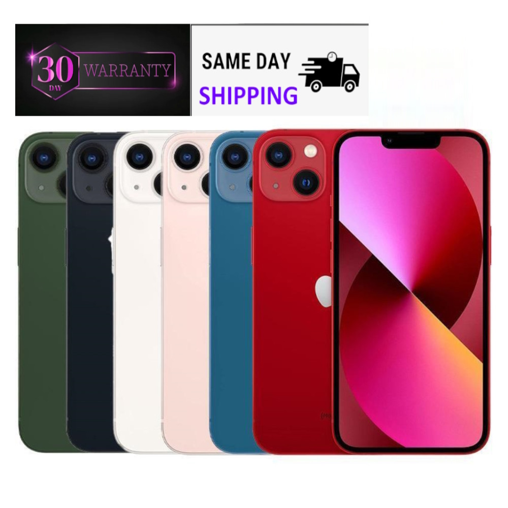 Apple iPhone 13 Unlocked 128GB 5G LTE Smartphone Dual SIM (nano-SIM and eSIM)