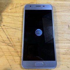 Samsung Galaxy J3 SM-J337A 16GB AT&T Silver W/ Manual And Power Cord Unlocked
