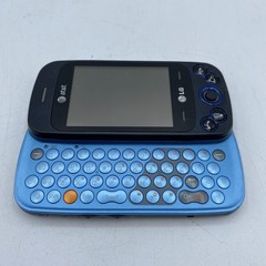 LG Neon II GW370 AT&T Blue Slider QWERTY Keyboard Cell Phone Retro Y2K Untested